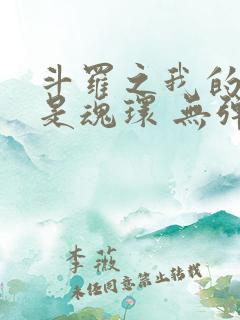 斗罗之我的武魂是魂环 无弹窗