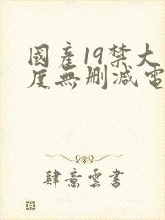 国产19禁大尺度无删减电影