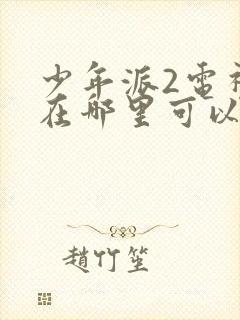 少年派2电视剧在哪里可以看