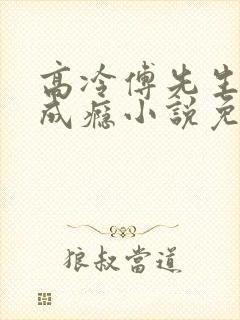 高冷傅先生宠妻成瘾小说免费阅读