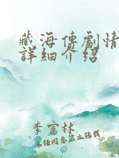 藏海传剧情分集详细介绍