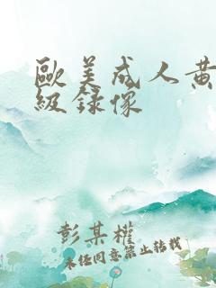 欧美成人黄色一级录像