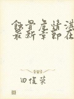 蚀骨危情淇老游最新章节在线