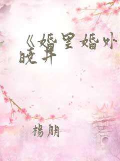 《婚里婚外》叶晓井