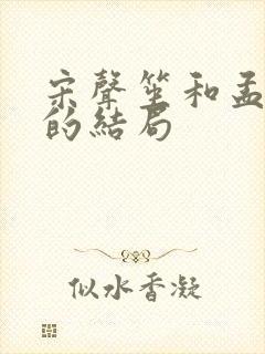 宋声笙和孟寒洲的结局