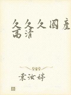 久久久国产精品高清