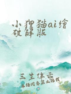 小狸猫ai绘画破解版