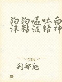 狗狗呕吐白色泡沫粘液精神不好的原因