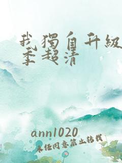我独自升级第一季超清