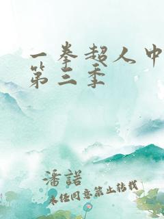 一拳超人中文版第三季