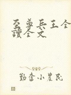 至尊兵王全文阅读全文