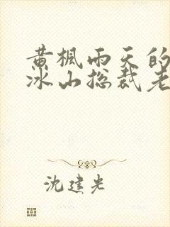 黄枫雨天的我的冰山总裁老婆