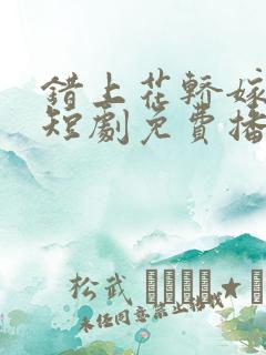 错上花轿嫁王爷短剧免费播放