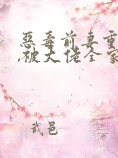 恶毒前妻重生后,被大佬全家团宠啦全书