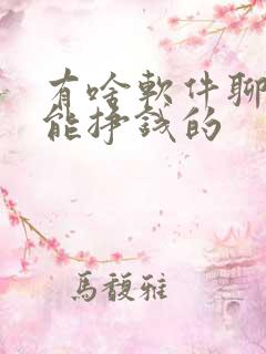 有啥软件聊天就能挣钱的