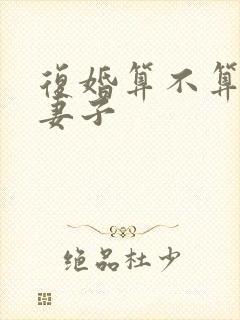 复婚算不算结发妻子