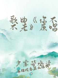 歌曲《你不来我不老》原唱