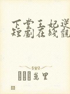 下堂王妃逆袭记短剧在线观看