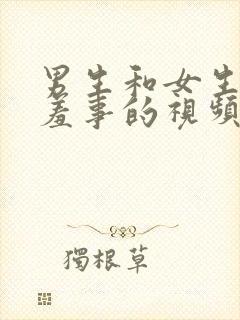 男生和女生做羞羞事的视频