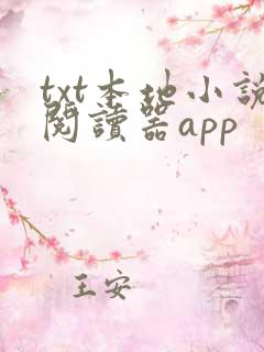 txt本地小说阅读器app