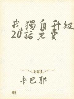 我独自升级漫画20话免费