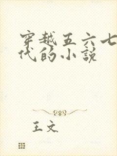 穿越五六七十年代的小说