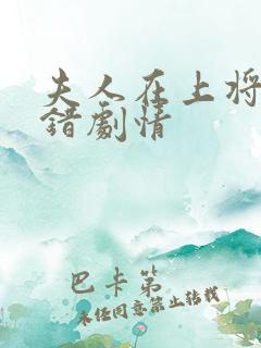 夫人在上将军知错剧情