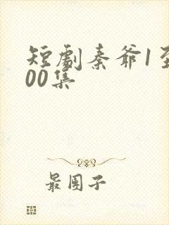 短剧秦爷1至100集