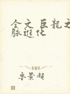 全文 巨龙之血脉进化