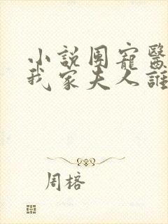 小说团宠医妃:我家夫人谁敢惹