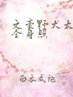 文豪野犬太宰治全身照