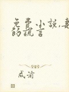 免费小说,妻子的谎言