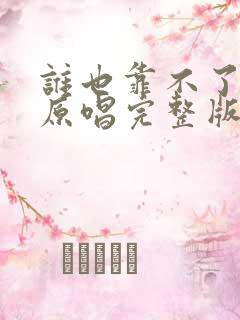 谁也靠不了歌曲原唱完整版