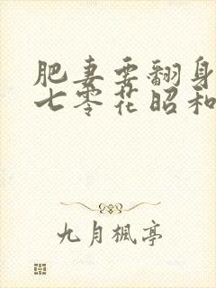 肥妻要翻身重生七零花昭和叶探琛