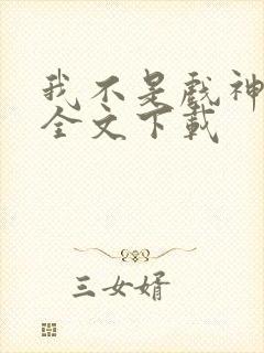 我不是戏神正版全文下载