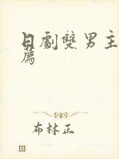 日剧双男主剧推荐