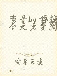 惩爱by 锦换全文免费阅读笔趣阁