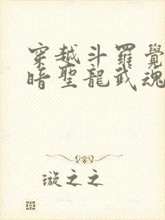 穿越斗罗觉醒黑暗圣龙武魂的小说