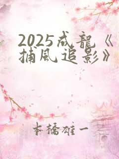 2025成龙《捕风追影》电影免费观看