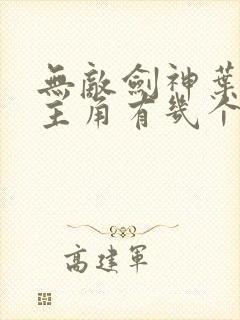 无敌剑神叶青女主角有几个