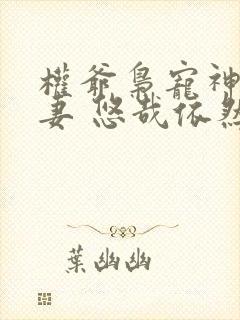 权爷枭宠神秘娇妻 悠哉依然