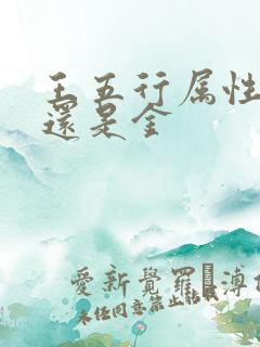 王五行属性是土还是金