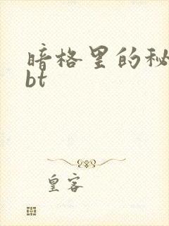 暗格里的秘密 bt