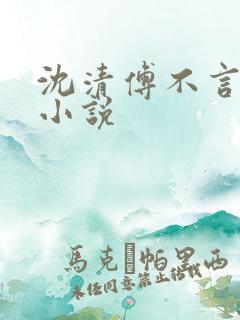 沈清傅不言沈凌小说