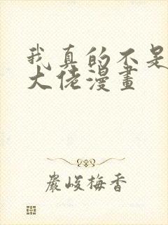 我真的不是修仙大佬漫画