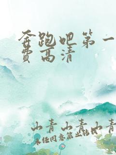 奔跑吧第一季免费高清