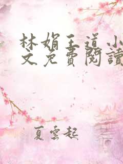 林娟王道小说全文免费阅读