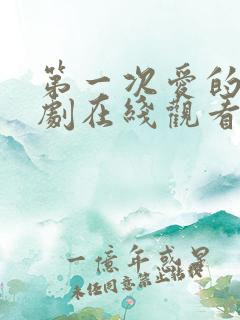 第一次爱的人韩剧在线观看全集免费高清