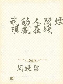 我的人间烟火电视剧在线