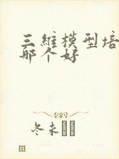 三维模型培训班哪个好